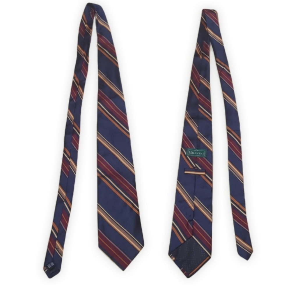Bravini Vintage Ribbon Strip Tie - Picture 2 of 4